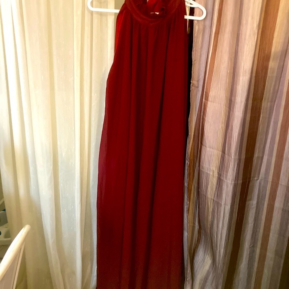 Never Worn. Maroon Maxi Dress. - Picture 1 of 1